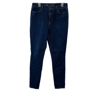 Old Navy Tall High Rise Wow Super Skinny Dark Indigo Wash Women’s 10 Tall
